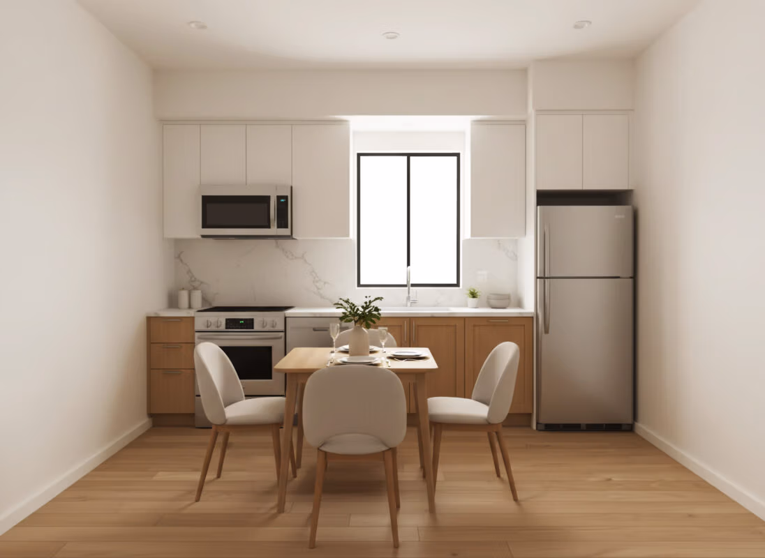 PAS400 Studio ADU Floor Plan 400 Sq Ft Compact Layout 2 pas400 kitchen